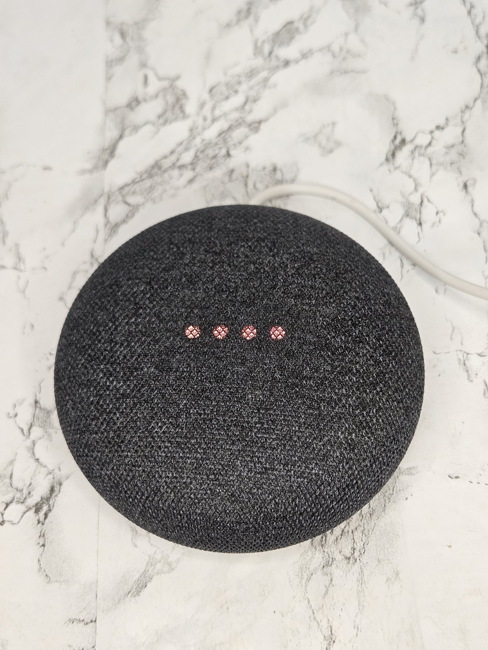 Google Home Mini Smart Assistant - Charcoal